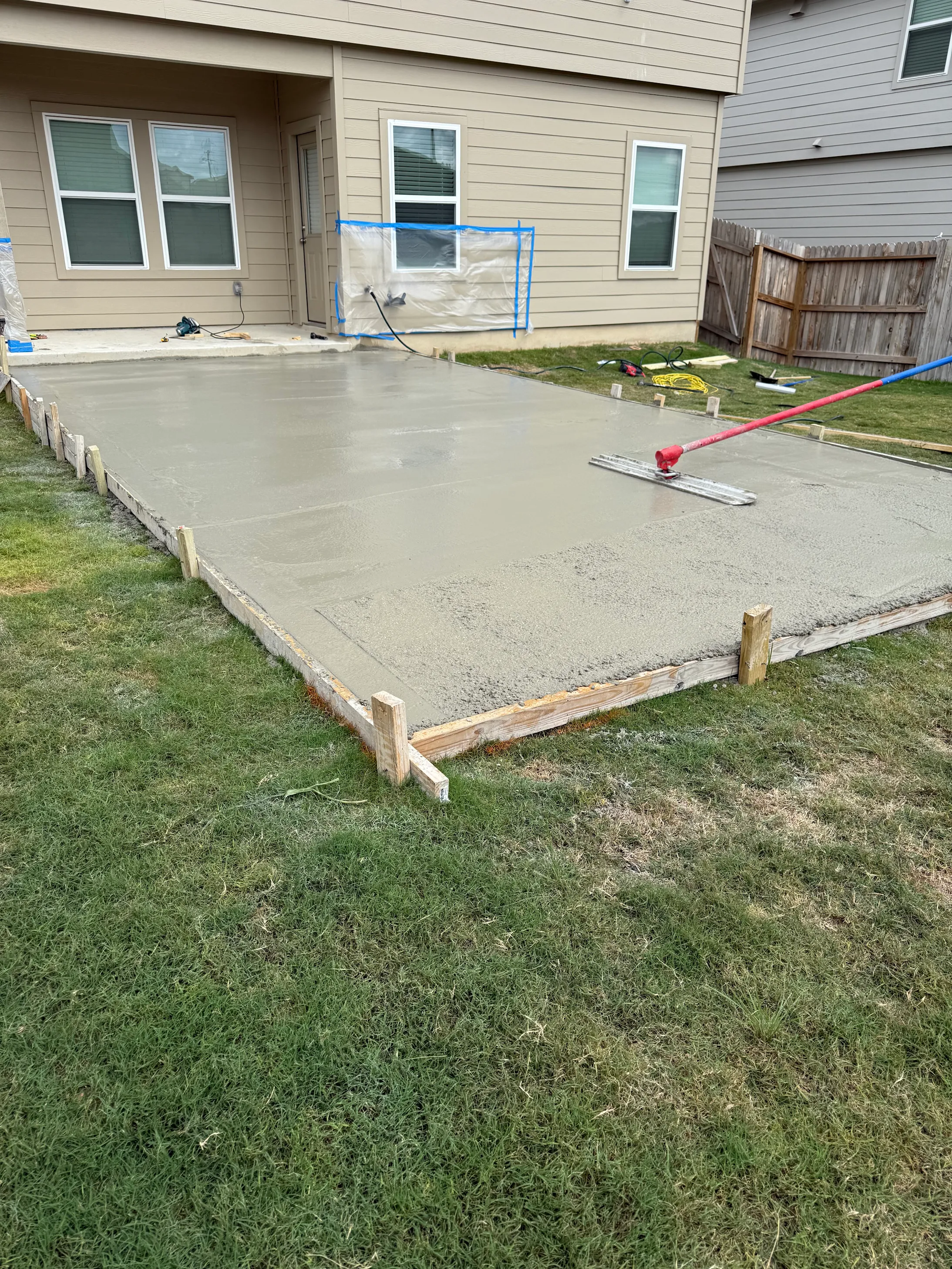 Concrete work by Texas Elite Patios